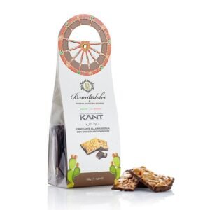Croccante alla mandorla con cioccolato fondente brontedolci 150 gr